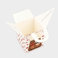 Коробка складная &laquo;С любовью&raquo; 14 х 16 х 14 см