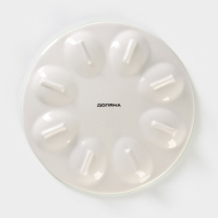 Подставка керамическая для яиц Доляна &laquo;Сад роз&raquo;, d=19,5 см