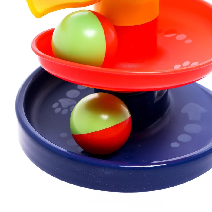 Развивающая пирамидка &laquo;Попади в корзину&raquo;, 6 элементов, МИКС