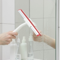 Водосгон Доляна, 25&times;20 см, пластиковая ручка, силиконовый сгон