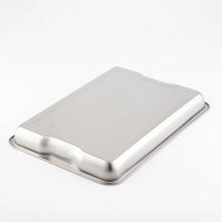 Поднос из нержавеющей стали, 49&times;34&times;4,5 см, 430 сталь