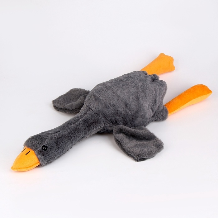 Шкурка мягкой игрушки "Гусь", 70 см, цвет серый