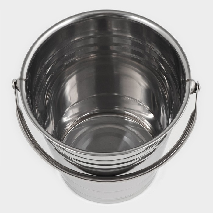 Ведро для льда из нержавеющей стали &laquo;Классик&raquo;, 18,5&times;17,5&times;16 см