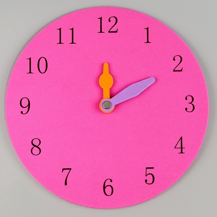 Набор фигурок из EVA "Часы"  МИКС