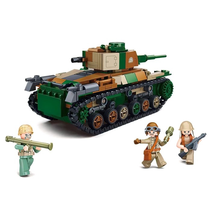 Конструктор Армия &laquo;Танк&raquo;, 2 варианта сборки, 563 детали