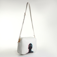 Сумка женская через плечо TEXTURA, маленького размера, цвет белый