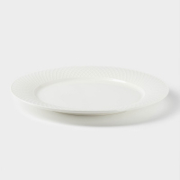 Тарелка фарфоровая обеденная Wilmax &laquo;Юлия Высоцкая&raquo;, d=28 см, цвет белый