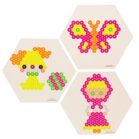 Аквамозаика с декорациями &laquo;Маша и Медведь: Прогулка в лесу&raquo;, 3 фигурки, 300 шариков