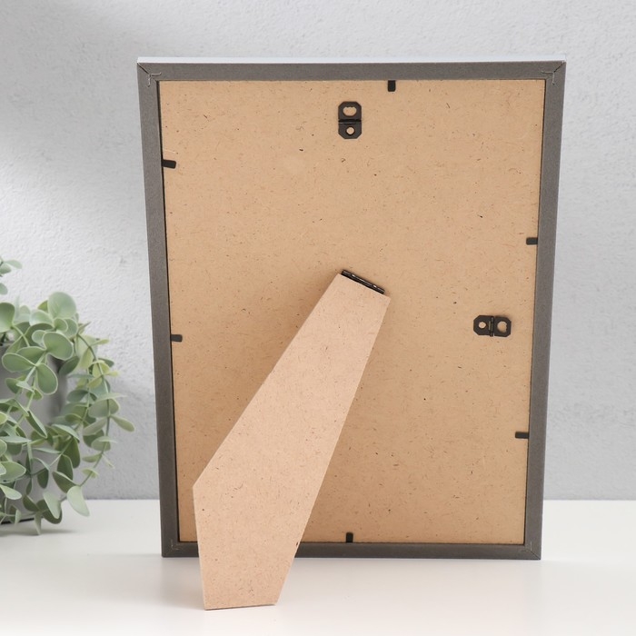 Фоторамка пластик "МИРАМ" 21х30 см, 421 серебро (пластиковый экран)