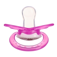 Соска - пустышка силиконовая ортодонтическая &laquo;Морской конек&raquo;, от 0 мес., с колпачком, цвет розовый