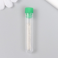 Иглы для бисера металл в пластиковой коробке набор 25 шт &Oslash; 0,6 мм