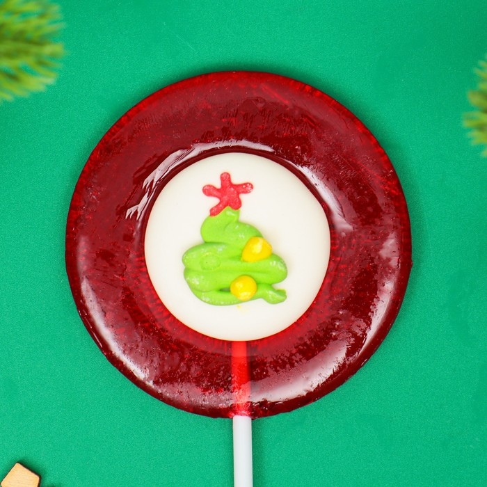 Новый год. Леденцовая карамель на палочке "Новогодний микс", 40 г