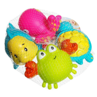 Набор резиновых игрушек для ванны &laquo;Морские друзья&raquo;, 4 шт, виды МИКС, Крошка Я