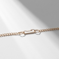 Кулон &laquo;Сердце&raquo; пульсирующее, цвет чёрно-красный в золоте, 42 см