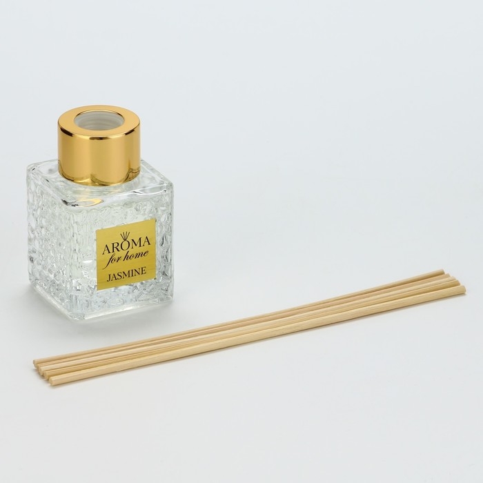 Диффузор ароматический палочки, ароматизатор для дома &laquo;Аромадиффузор: For home&raquo;,аромат жасмин, 50 мл.