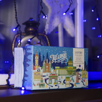 Гирлянда &laquo;Бахрома&raquo; 4 &times; 0.6 м, IP44, тёмная нить, 180 LED, свечение синее, 8 режимов, 220 В