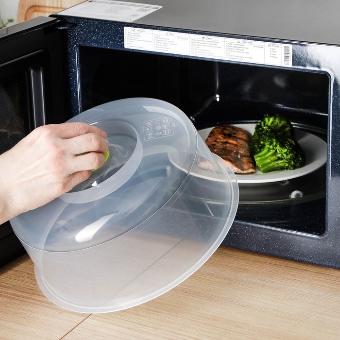 Крышка для СВЧ, d=25 см, цвет микс