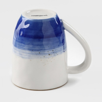 Кружка фарфоровая Доляна &laquo;Космос&raquo;, 400 мл, цвет синий