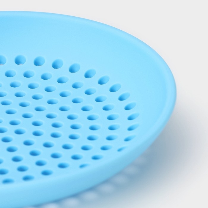 Шумовка Доляна &laquo;Фиш&raquo;, 36&times;17&times;2,5 см, цвет голубой