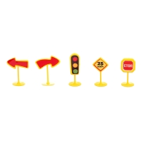 Парковка &laquo;Полицейский участок&raquo;, 1 машинка, 8 дорожных знаков, 31 деталь