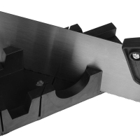 Стусло с ножовкой ТУНДРА, стусло 45 90 135&deg; 300х65 мм, ножовка 300 мм