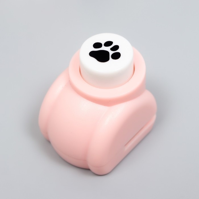 Дырокол фигурный "Отпечаток лапки" d=0,8 см МИКС 3х2,5х2,5 см