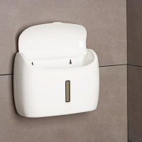 Диспенсер для бумажных полотенец в листах, пластик, 27&times;11,5&times;21 см, цвет белый