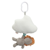 Подвеска музыкальная &laquo;Львенок Леон&raquo;, с пищалкой, на кроватку, коляску, Крошка Я