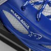 Коньки детские раздвижные BlackAqua, р. 34-37, для фитнеса, синие