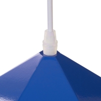 Светильник Edward 1х40Вт Е27 пр-1м синий 25х21,5х18см