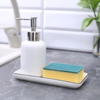 Набор губок для посуды с чистящим слоем Доляна &laquo;Макси&raquo;, 9&times;6&times;3,5 см, 10 шт