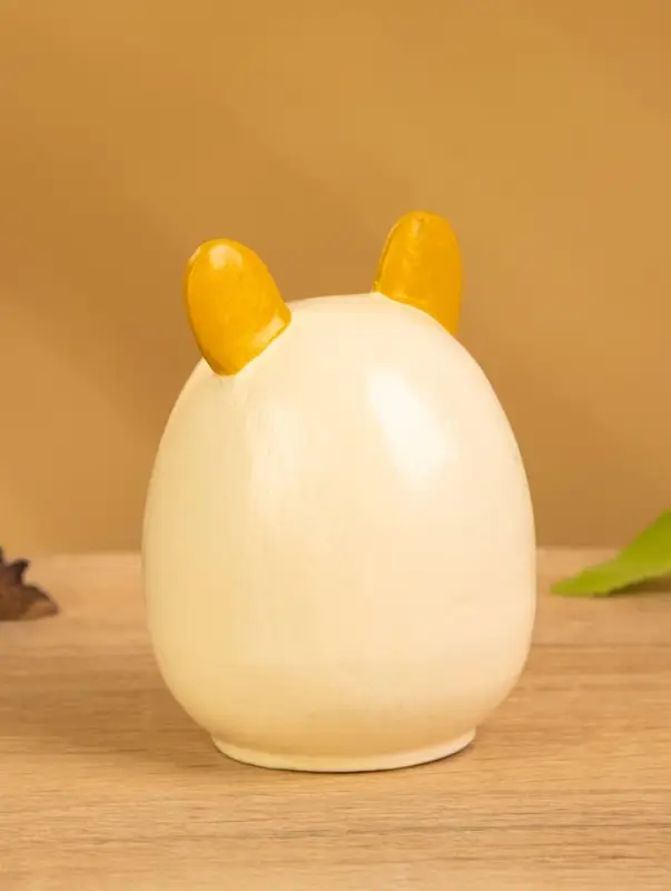 Деревянная кукла кокеши "Тигренок" цв. белый, 6х6х9 см