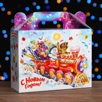 Коробка подарочная складная "Навстречу Радости" 23 х 8,5 х 23 см