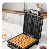 Вафельница электрическая для бельгийских вафель КТ-4673