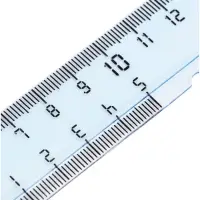 Линейка 20 см Calligrata пластиковая, микс