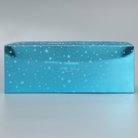 Коробка для кондитерских изделий с пластиковой крышкой &laquo;С Новым годом&raquo;, 30 х 8 х 11 см, Новый год