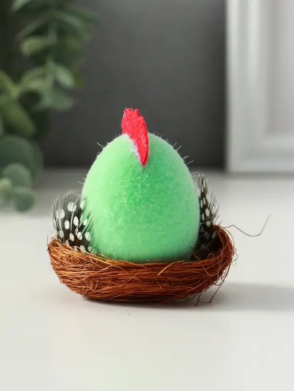 Сувенир пасхальный "Цыплёнок в гнезде" 5х5х7,5 см