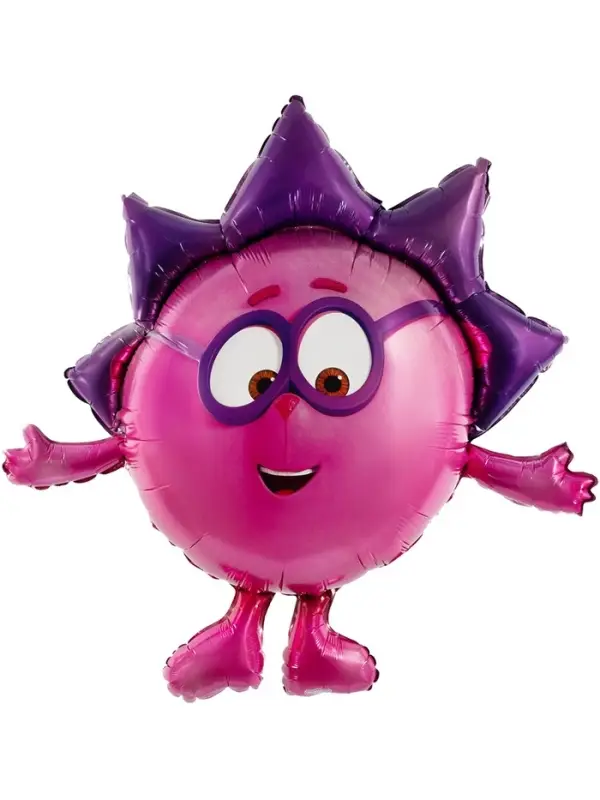 Воздушный шар фольгированный 38" "Смешарики, Ежик" в инд.уп.