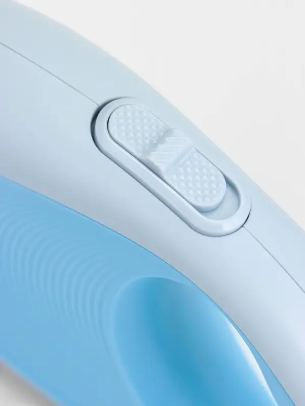 Рулетка - поводок для собак, лента 3 метра, голубая