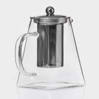 Чайник стеклянный заварочный с металлическим ситом Magistro &laquo;Дарси&raquo;, 950 мл