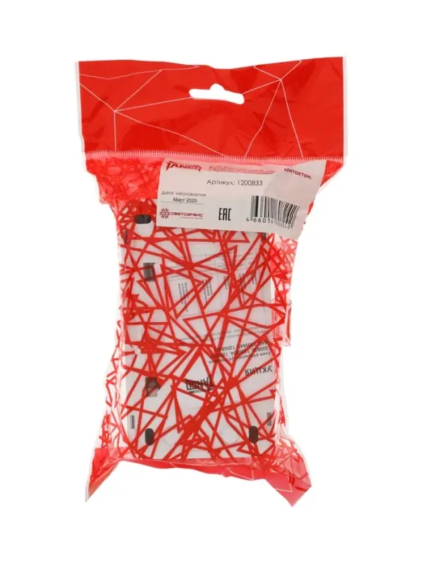 Выключатель с розеткой вертикальный TANGO, 16 А, 1 клавиша + розетка, IP 20, открытой проводки с заз