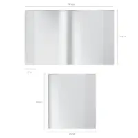 Обложка ПП, 212 х 347 мм, 50 мкм ErichKrause Fizzy Clear для тетрадей и дневников