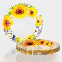 Набор тарелок 6шт."Подсолнухи"