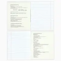 Тетради предметные, 36 л., набор из 10 шт., блок №1 &laquo;Черный фон&raquo;