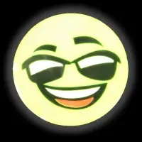 Светоотражающие наклейки &laquo;Смайлы&raquo;, d=5 см, 4 шт. на листе, жёлтые