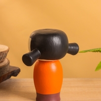 Деревянная кукла кокеши &laquo;Сати&raquo;, 15&times;9&times;15 см