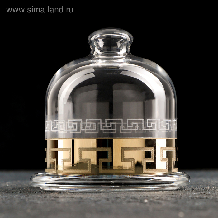 Лимонница &laquo;Нэро&raquo;, d=10 см, цвет напыления золотой