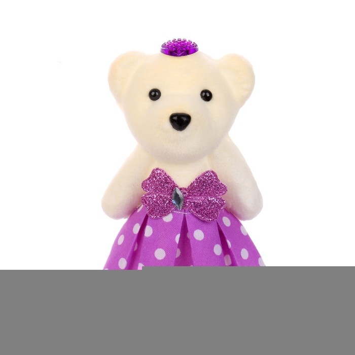 Игрушка из пенопласта &laquo;Мишка с бабочкой&raquo;, цвета МИКС