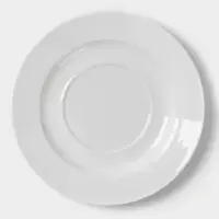 Блюдце Hanna Kn&ouml;vell, d=16.5 см, к бульоннице 300 мл, фарфор, белое