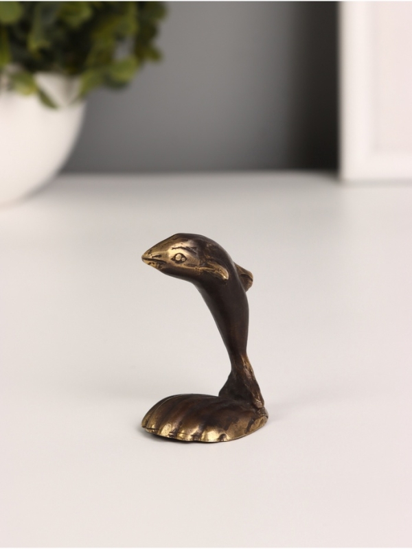 Сувенир бронза "Дельфин" 4х3х6 см